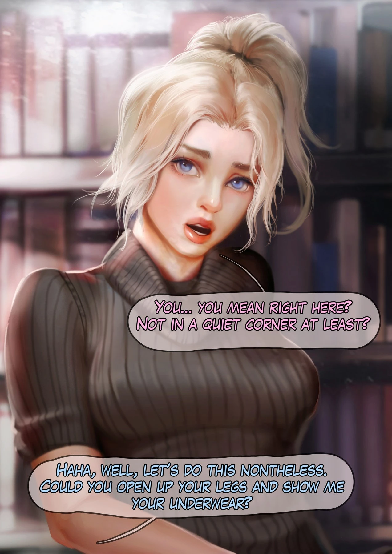 Mercy's Second Audition porn comic picture 14