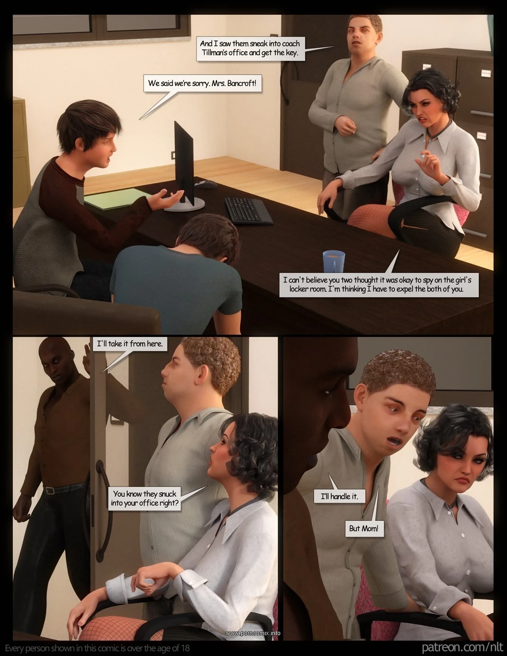 Mothers Gangbang porn comic picture 3