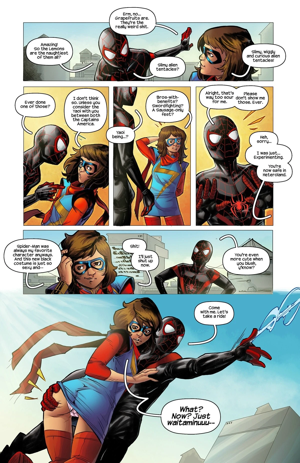 Ms.Marvel Spider-Man porn comic picture 6