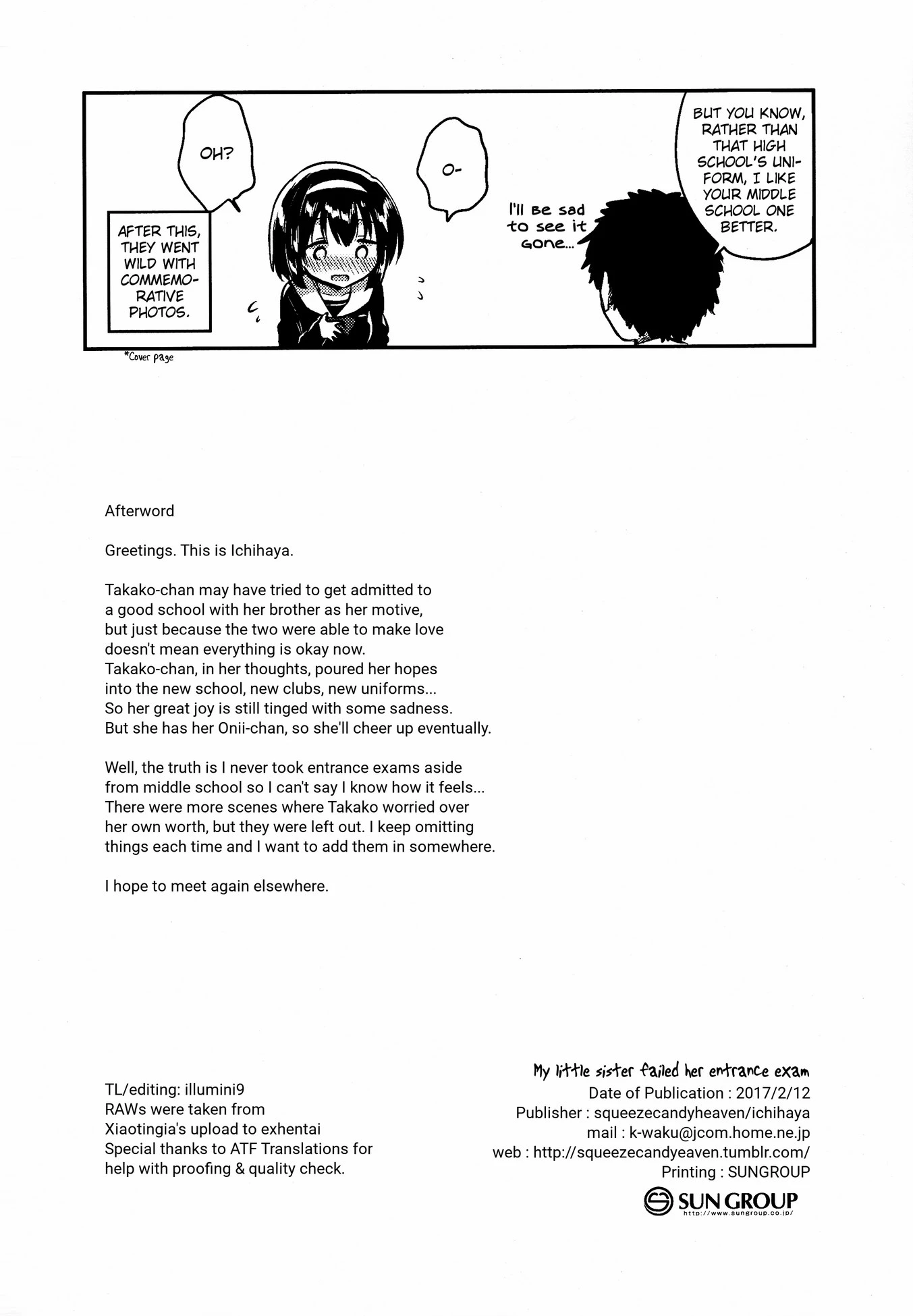 My little sister failed her entrance exam porn comic picture 25