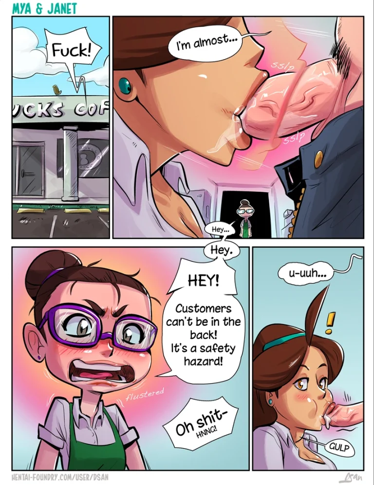 Mya & Janet porn comic picture 1