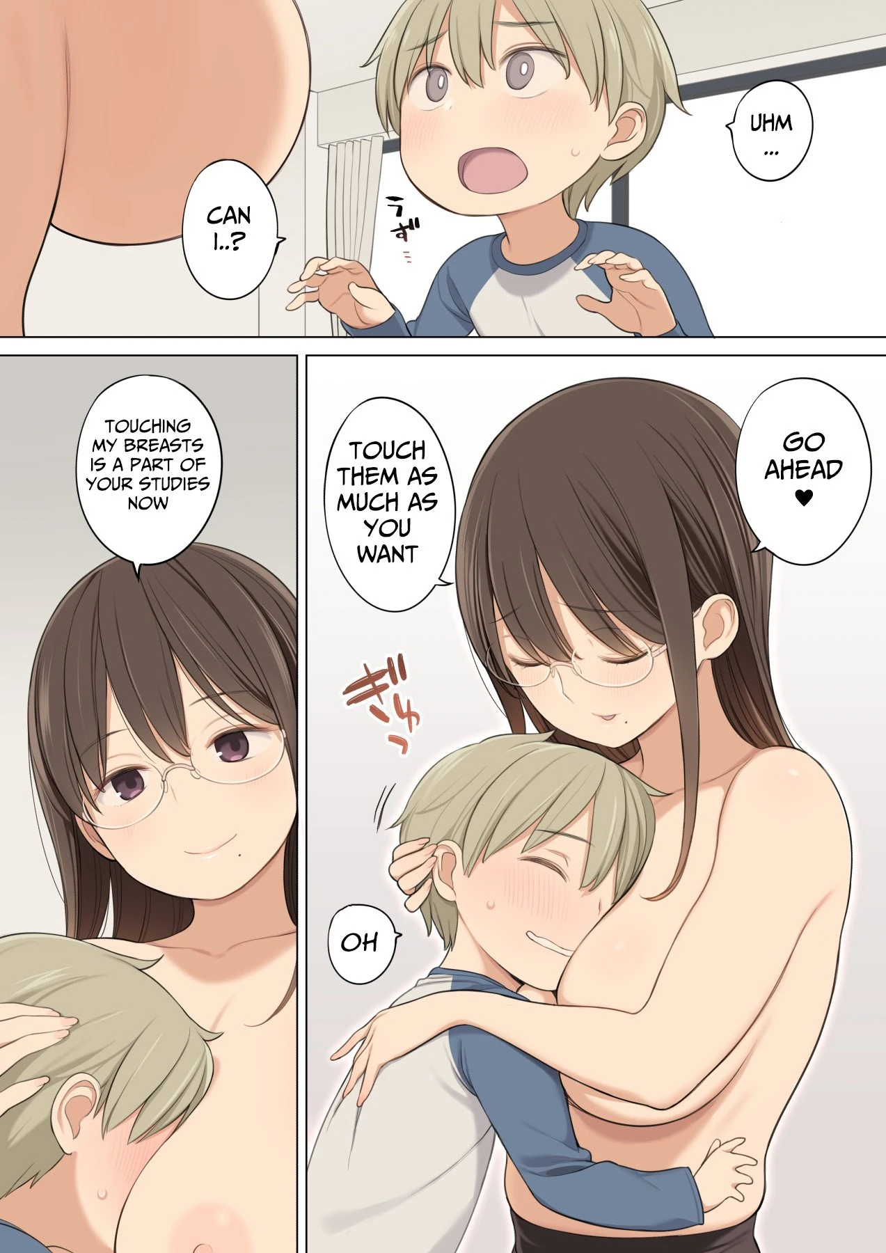 Oppai o Sawarasete Kureru Katei Kyoushi no Onee-san no Hanashi porn comic picture 5