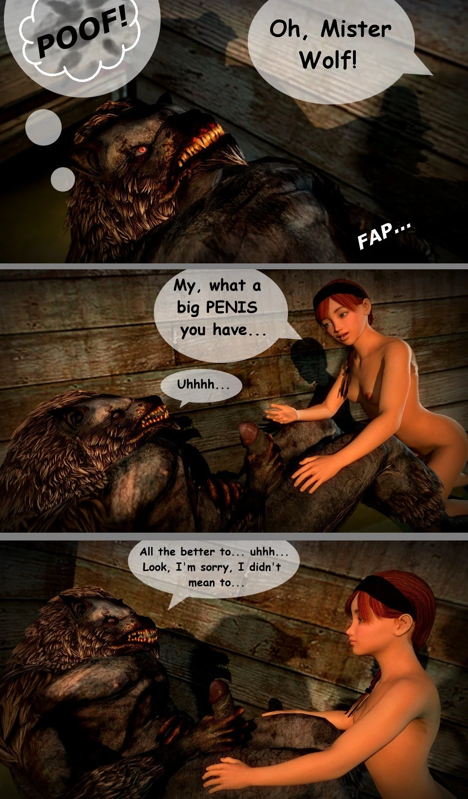 Red - A Little Red Riding Hood Story porn comic picture 13