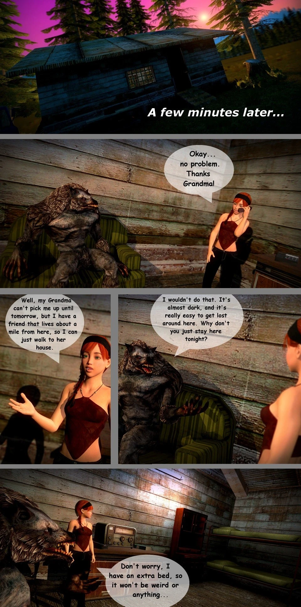 Red - A Little Red Riding Hood Story porn comic picture 7