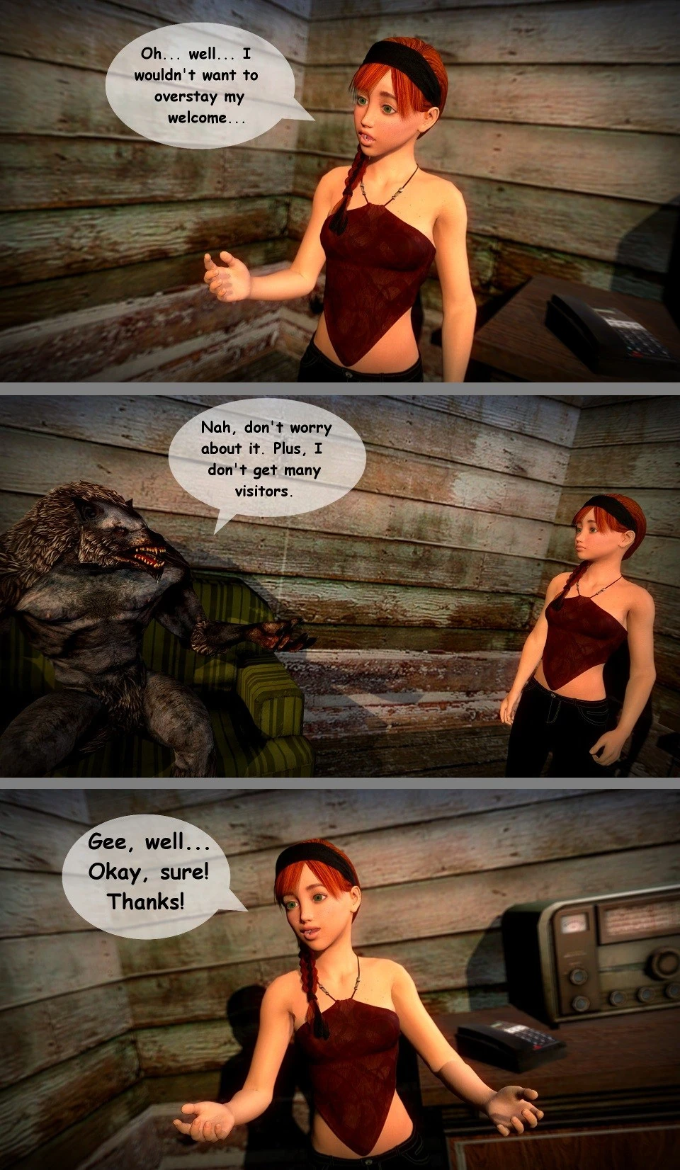 Red - A Little Red Riding Hood Story porn comic picture 8