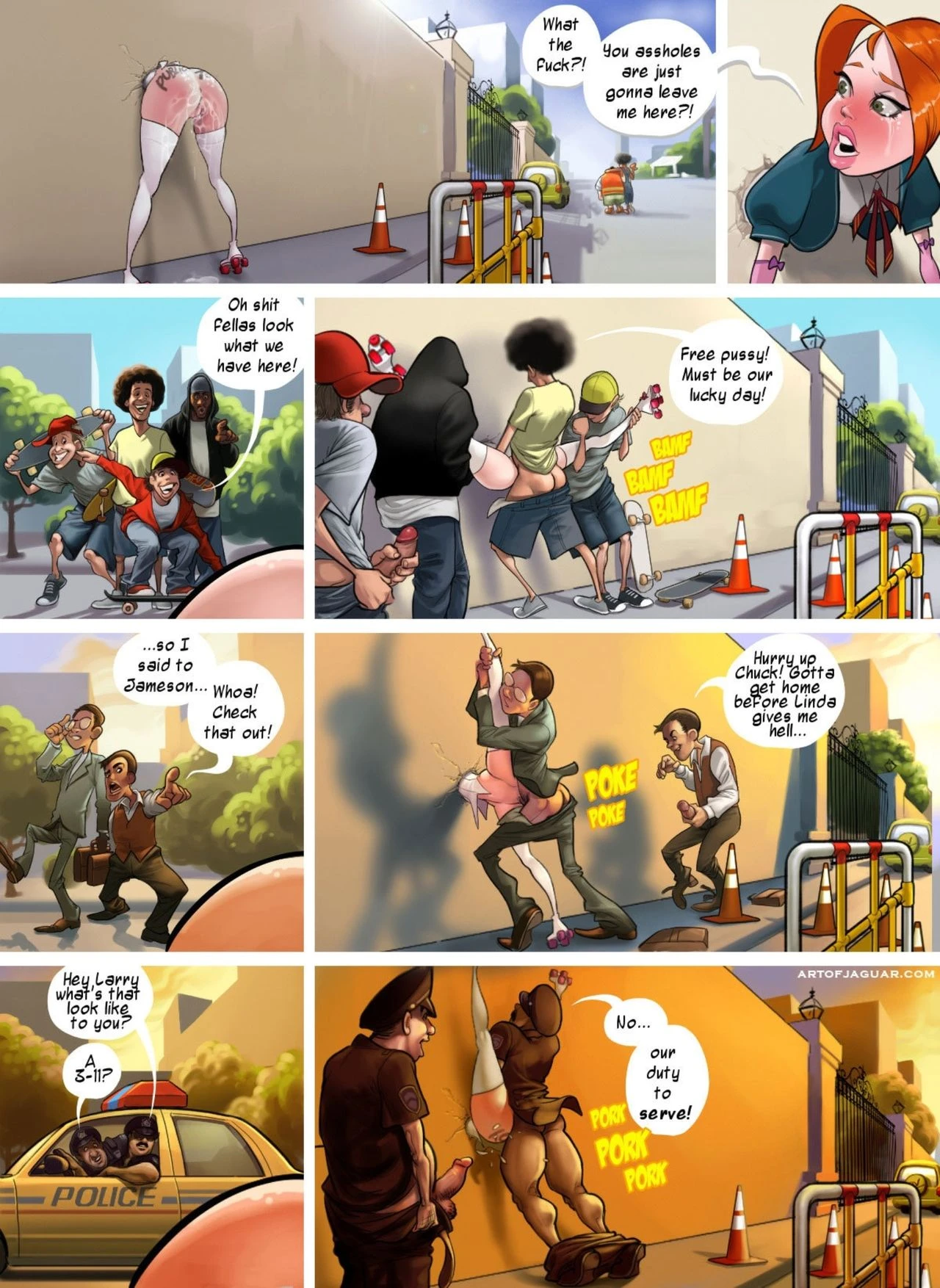 Rich Bitch 2 "Public Toy" porn comic picture 17