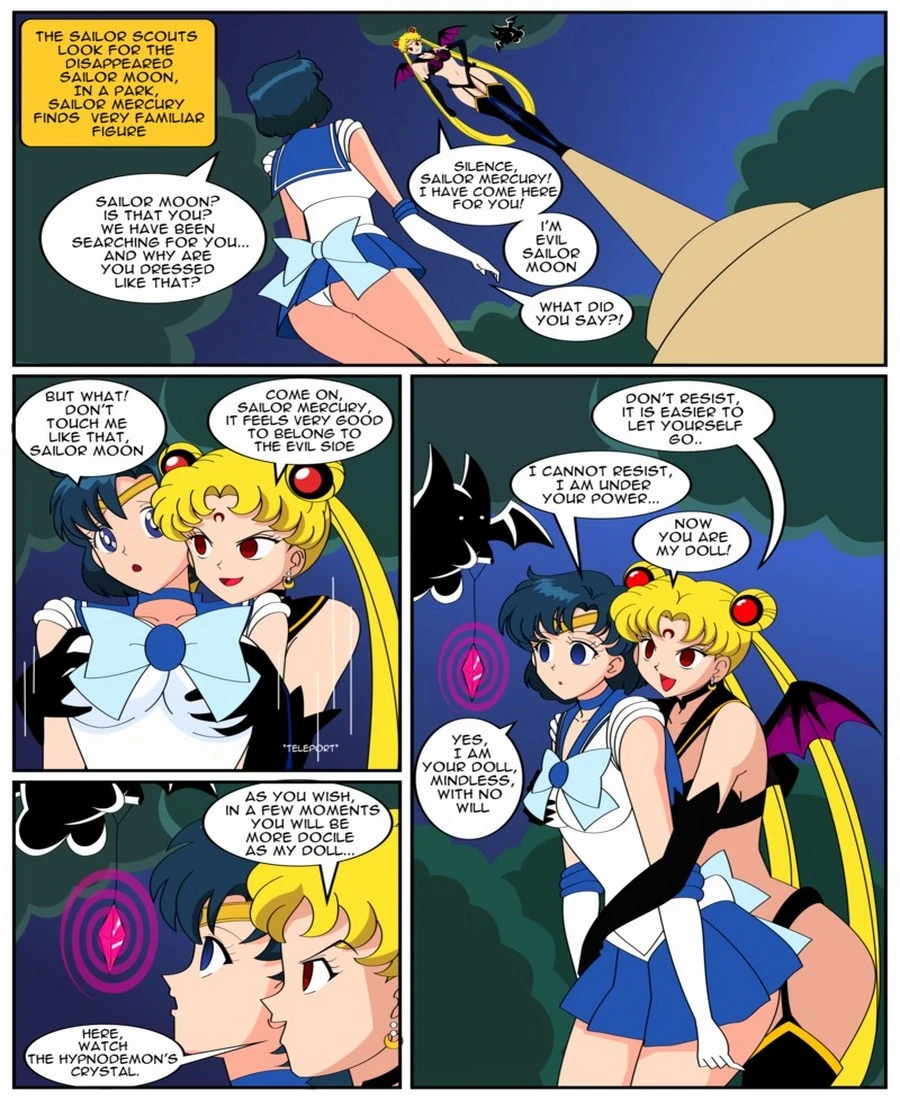 Sailor Moon - Evil Sailors porn comic picture 5