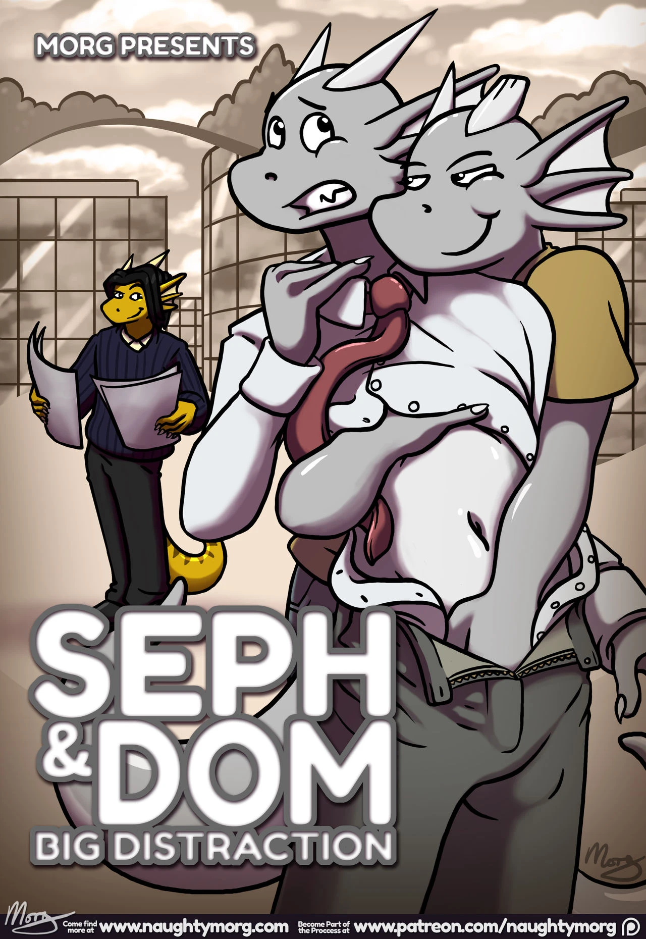 Seph & Dom: Big Distraction porn comic picture 1