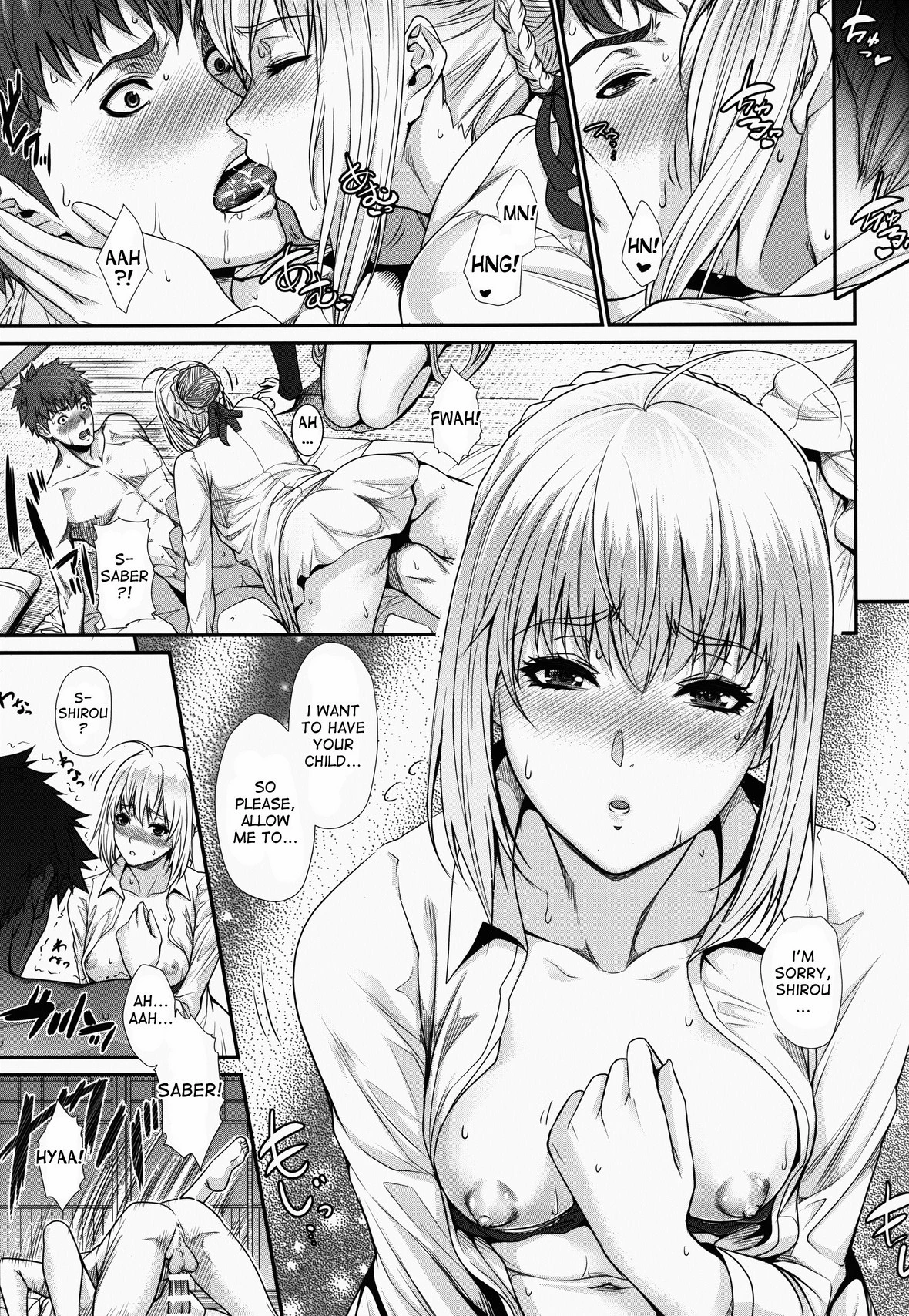 Shirou-kun Harem!! porn comic picture 18