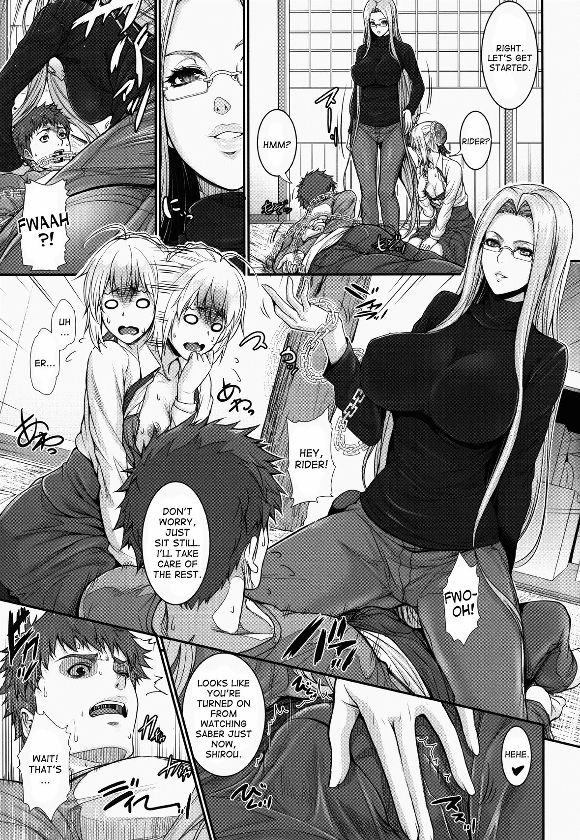Shirou-kun Harem!! porn comic picture 8