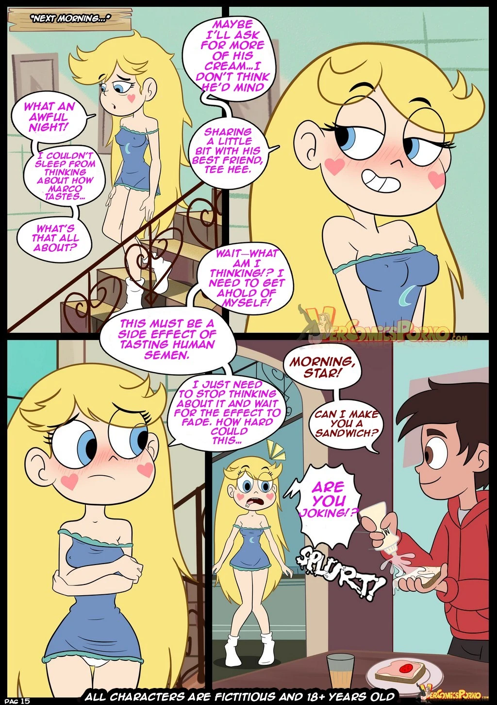 Star vs. the forces of sex porn comic picture 16