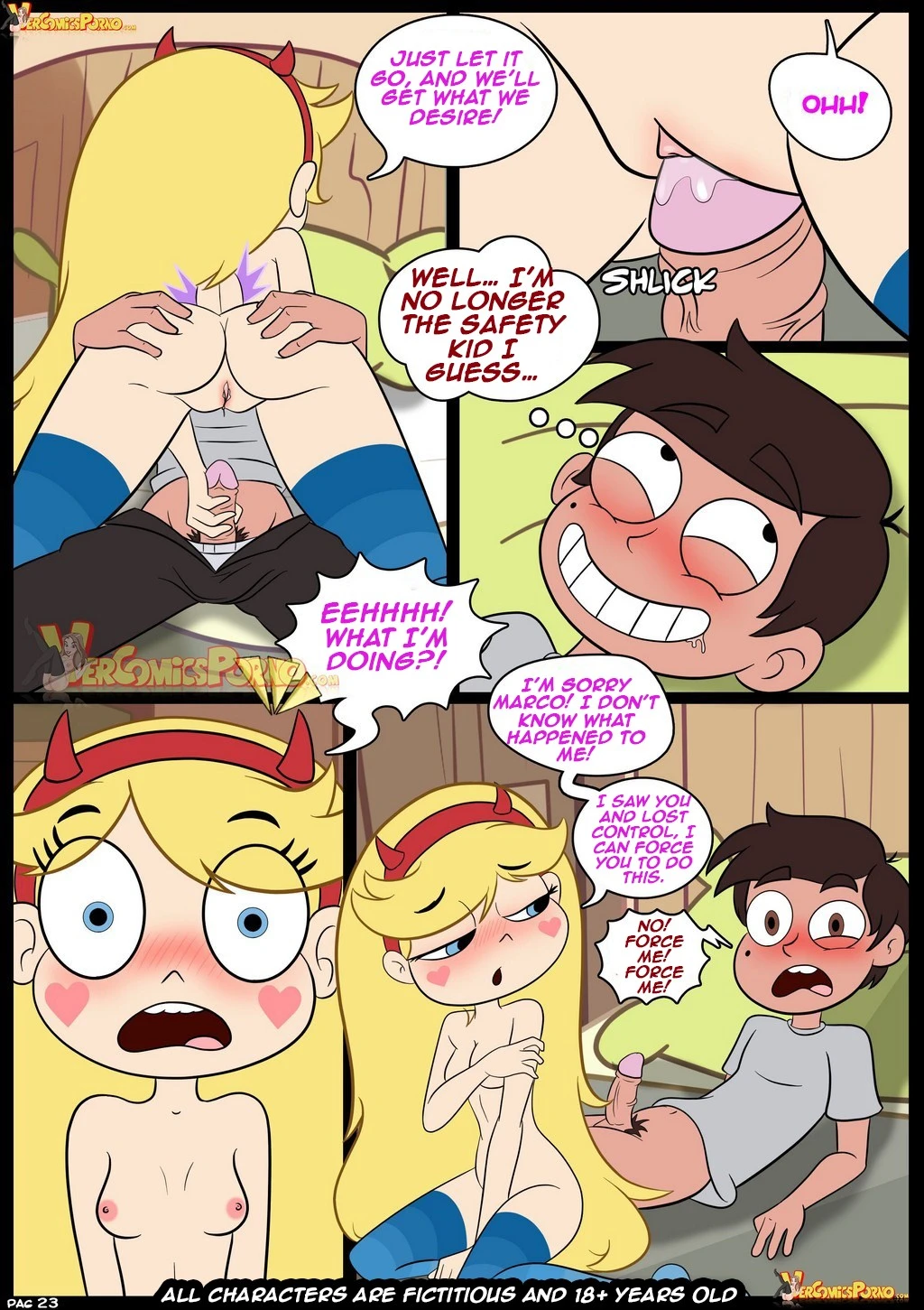 Star vs. the forces of sex porn comic picture 24