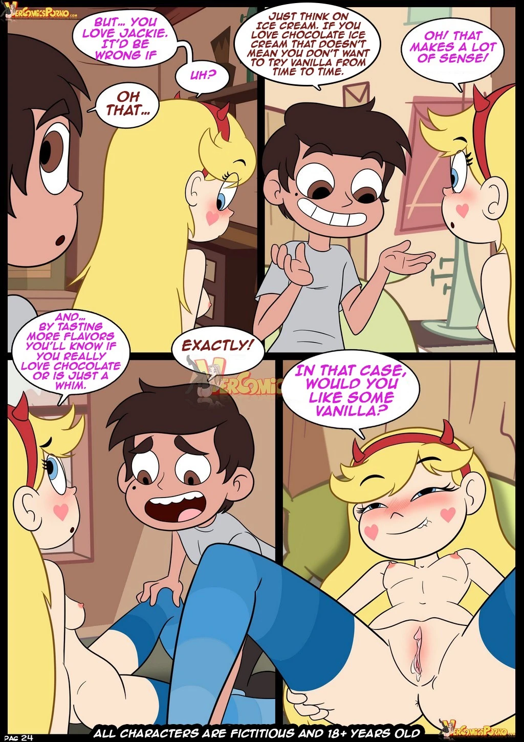 Star vs. the forces of sex porn comic picture 25