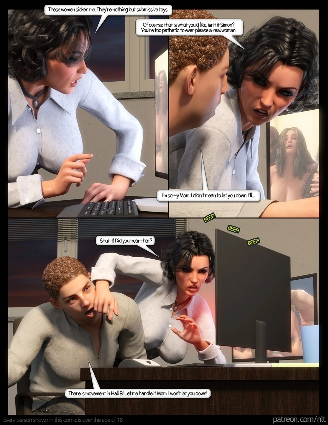 Stuck With Simon porn comic picture 4