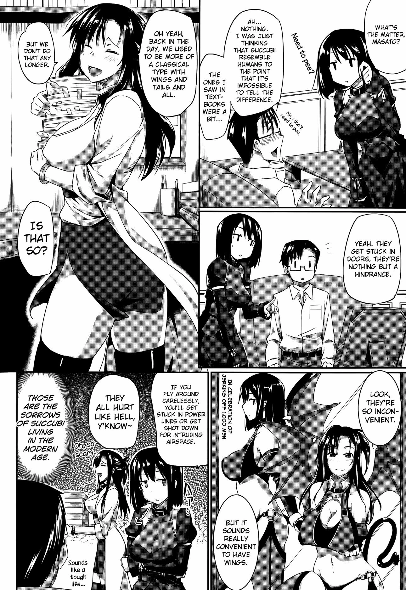 Succubi's Supporter! porn comic picture 4