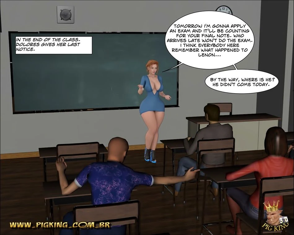 Teacher Dolores - Learning a Lesson porn comic picture 3