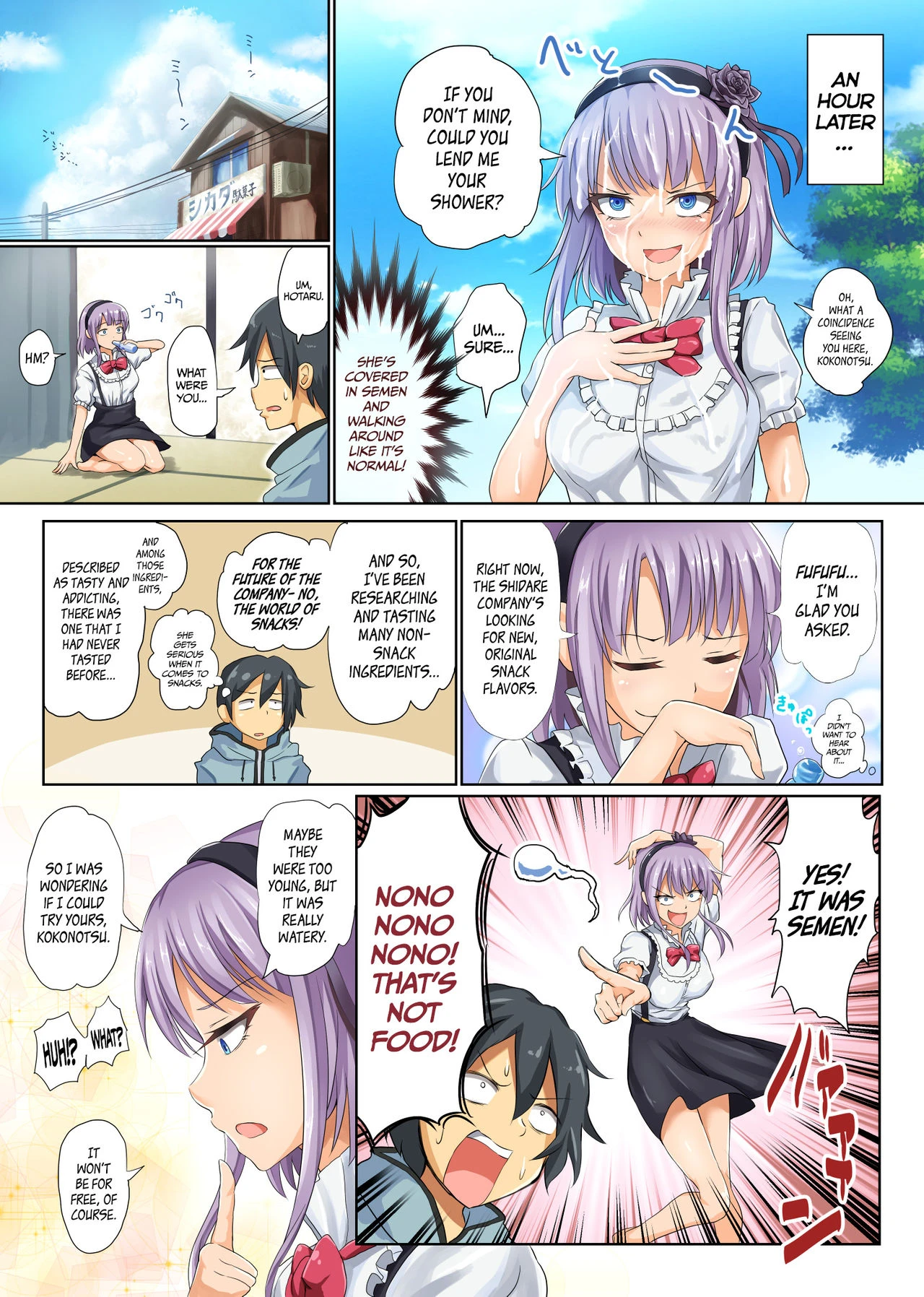 The Candy Consextioner is Nothing More Than a Pervert porn comic picture 5