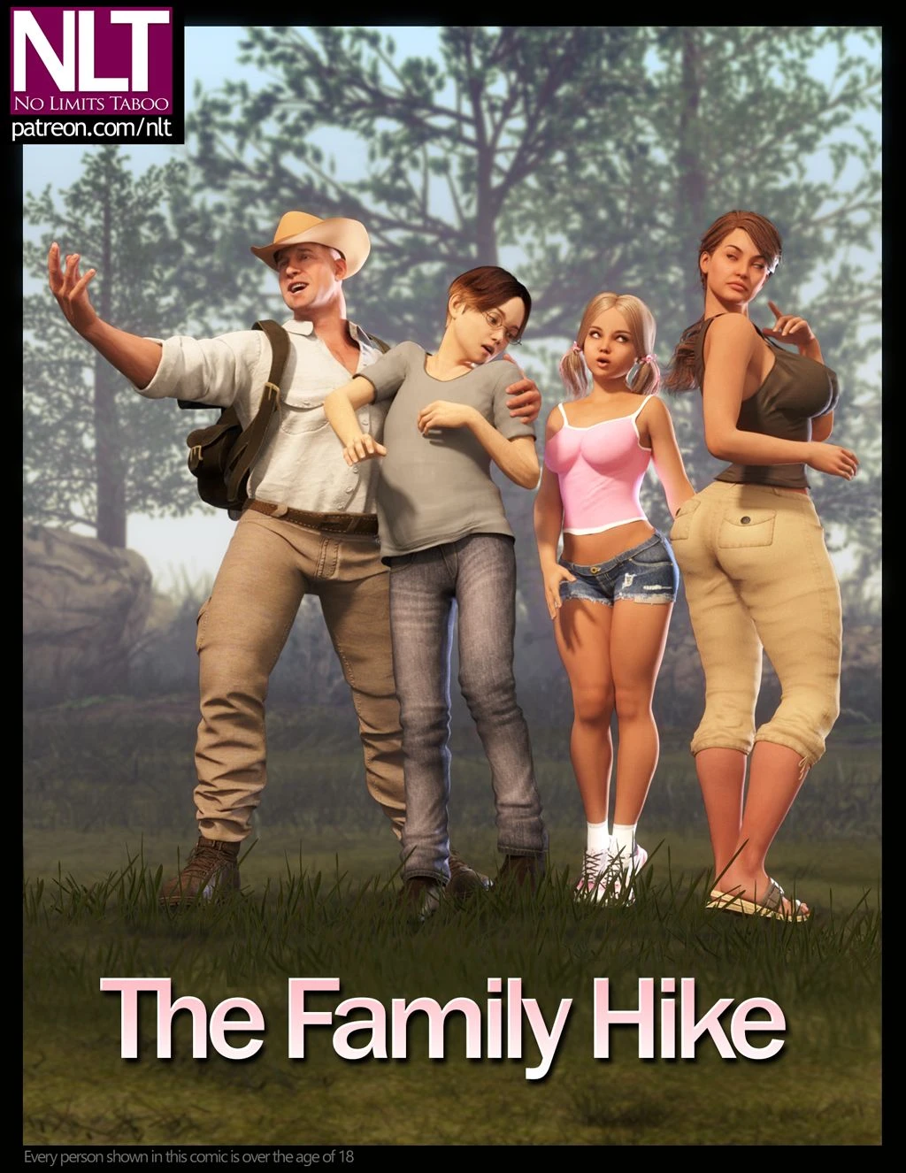 The Family Hike porn comic picture 1