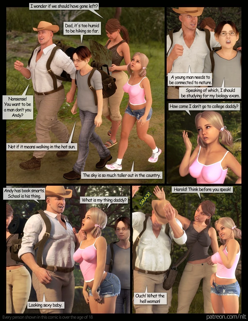 The Family Hike porn comic picture 2