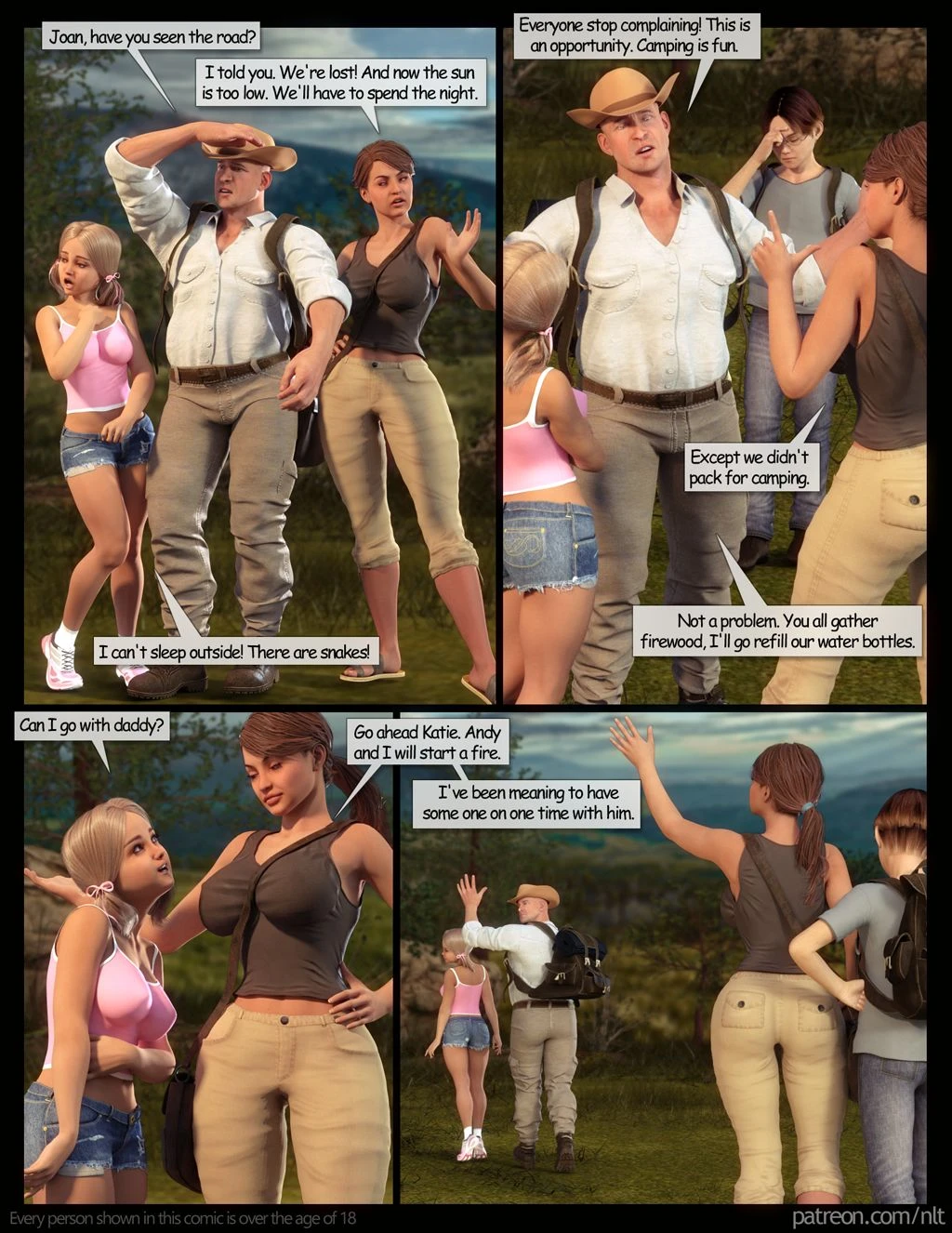 The Family Hike porn comic picture 3