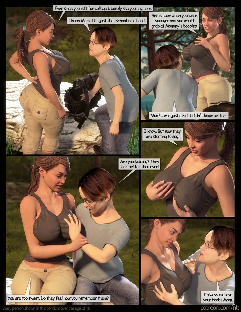The Family Hike porn comic picture 4