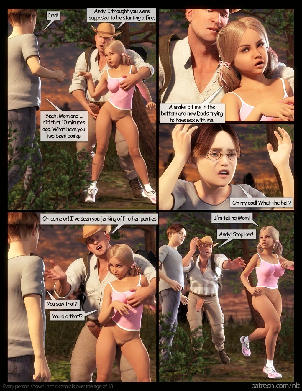 The Family Hike porn comic picture 8