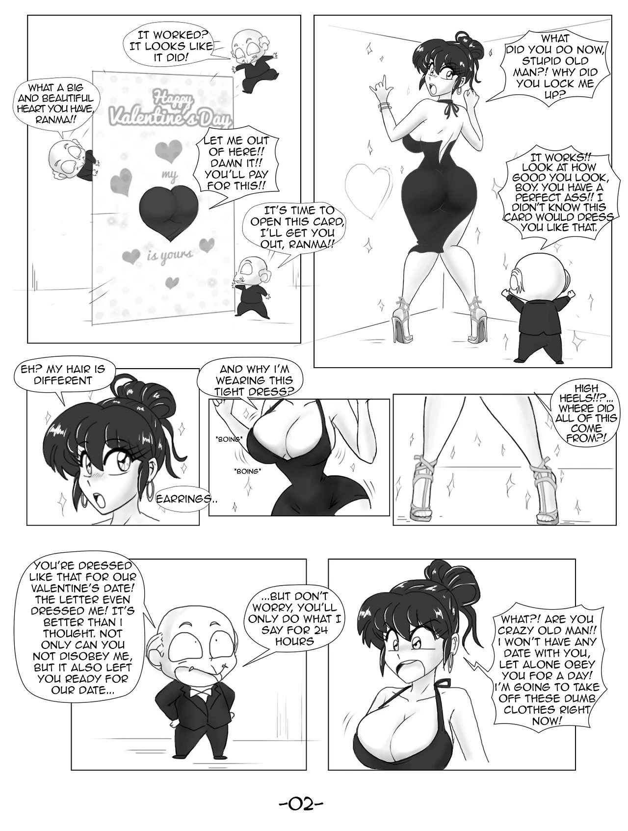 The magic of Valentine's Day porn comic picture 3