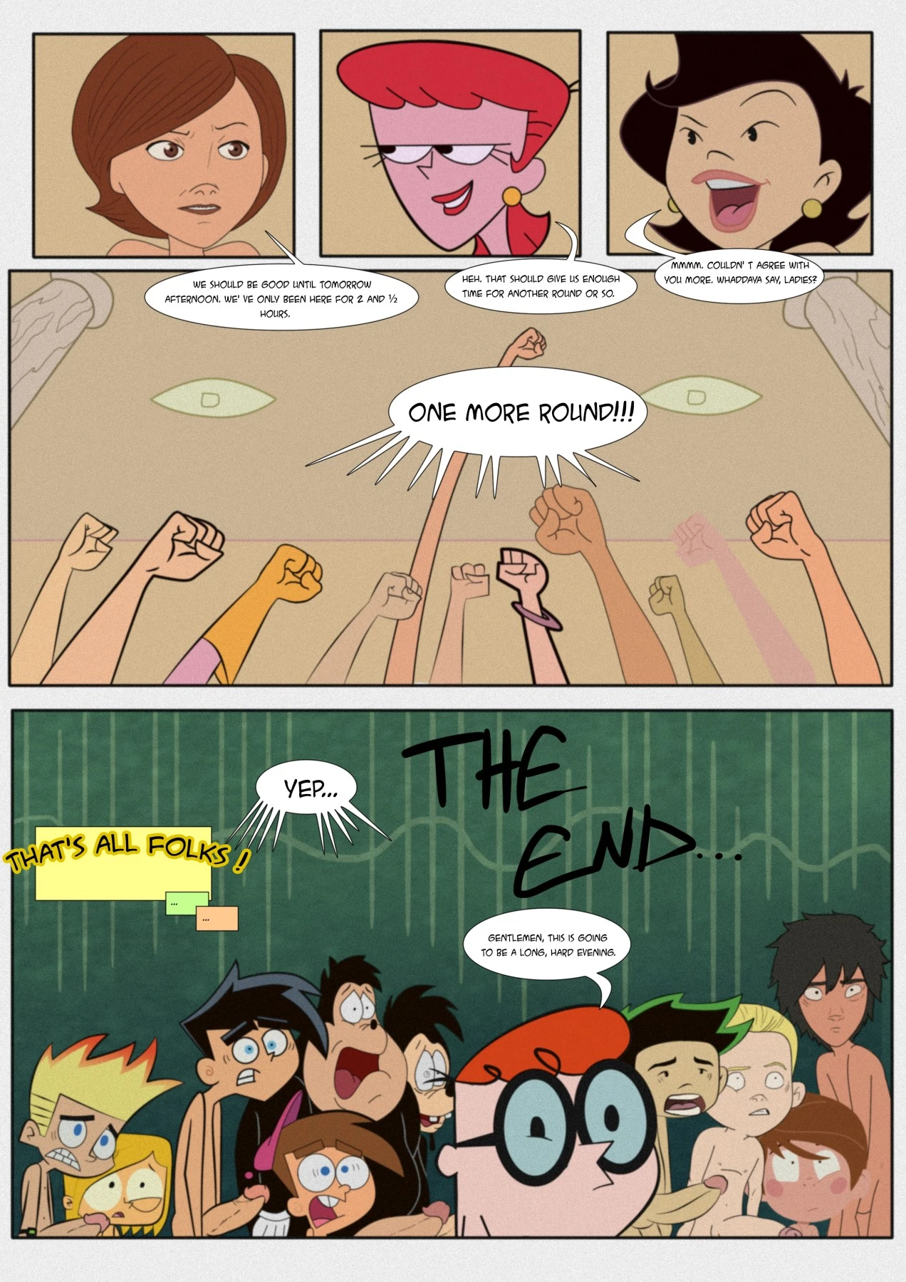 The Maximum Orgy of MILFs porn comic picture 25