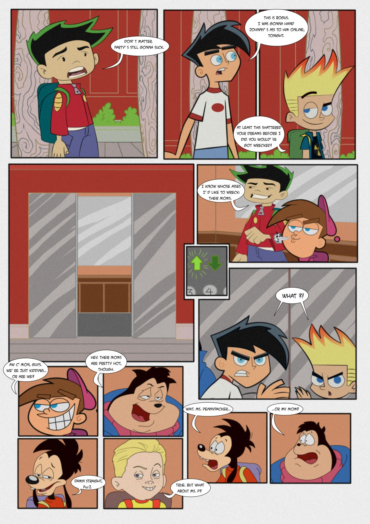 The Maximum Orgy of MILFs porn comic picture 8