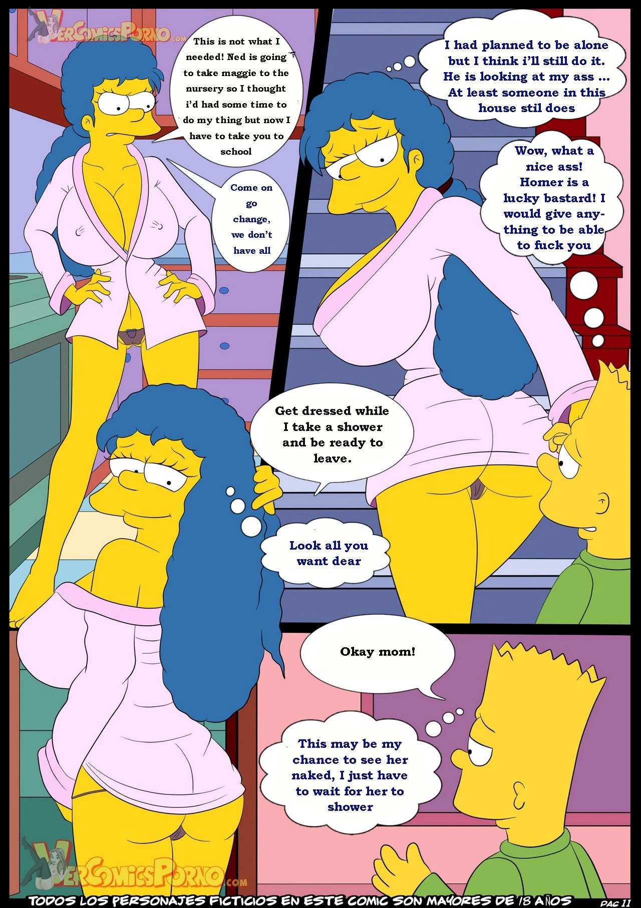 The Simpsons 3 porn comic picture 12