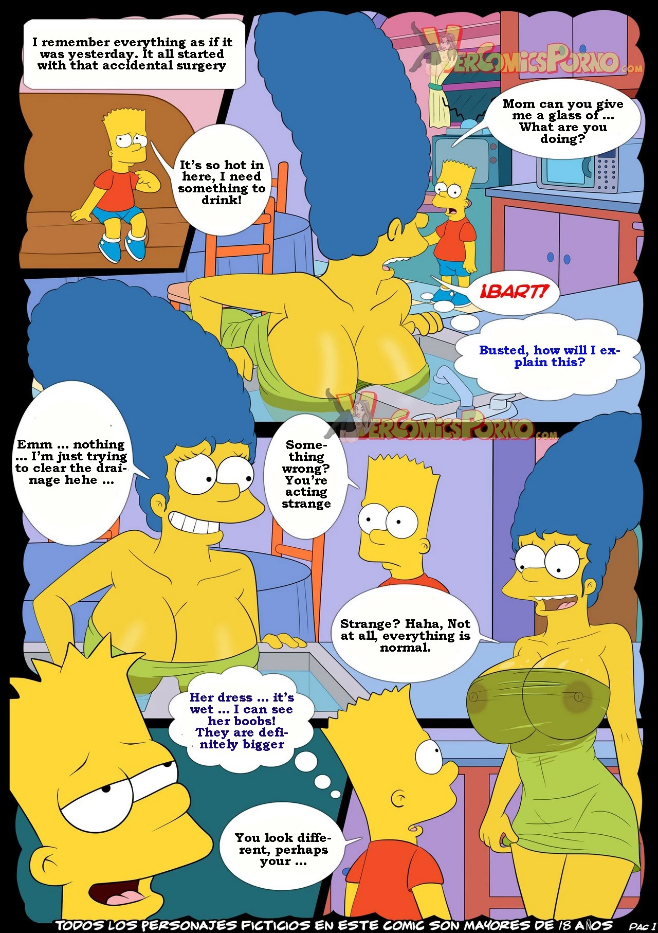The Simpsons 3 porn comic picture 2