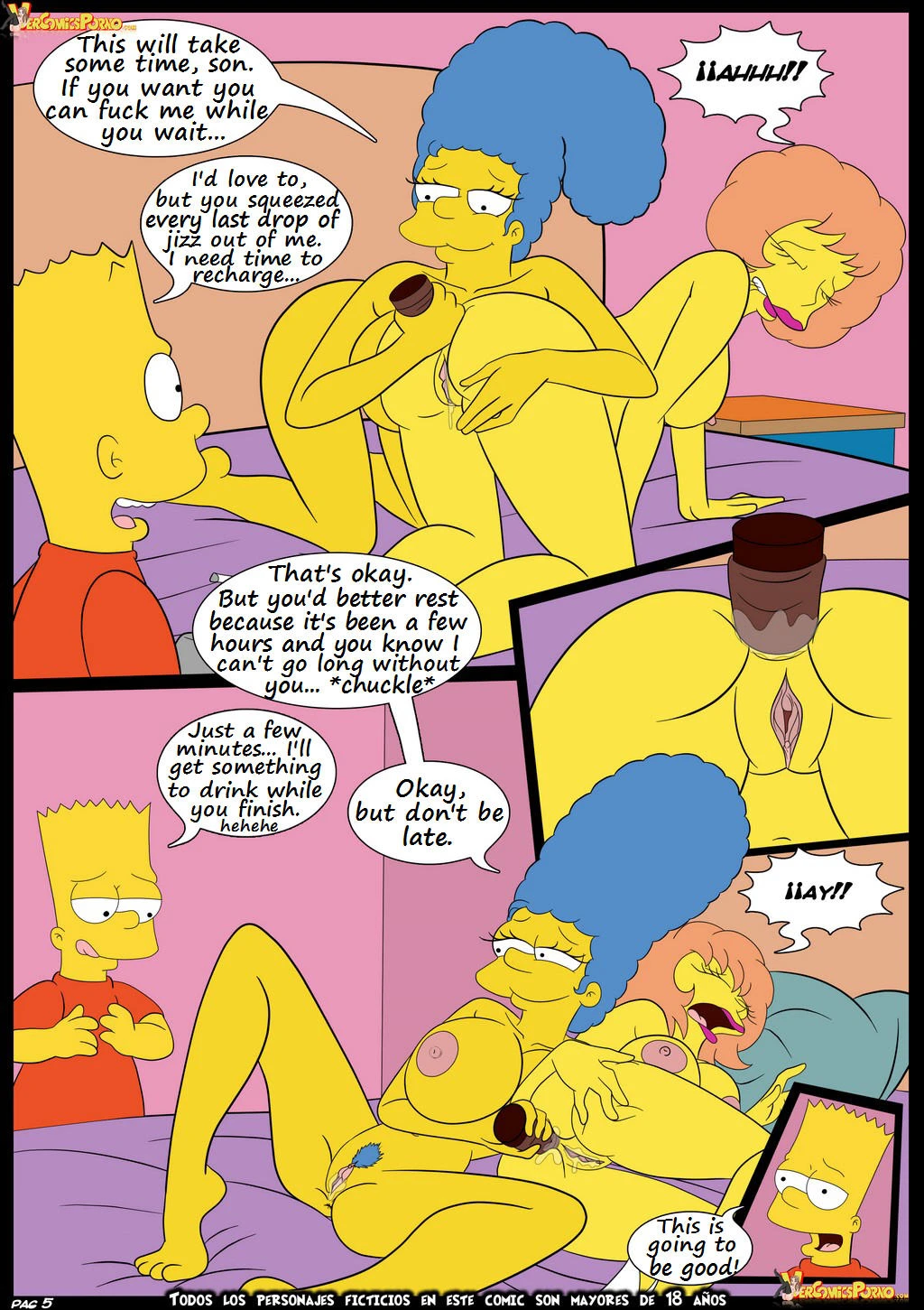 The simpsons 5 porn comic picture 6