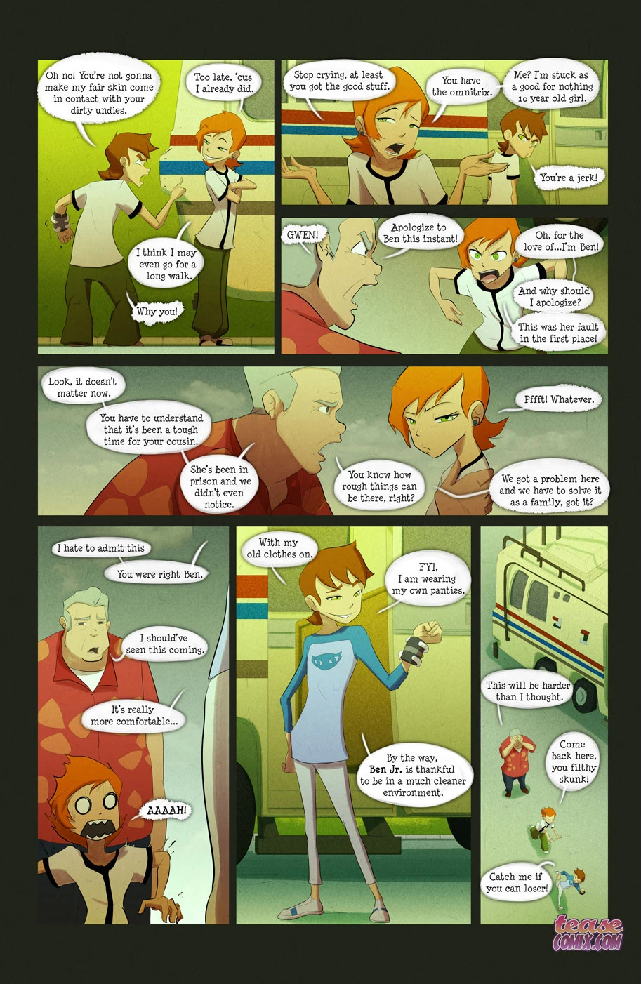 The witch with no name (Ben 10) porn comic picture 67