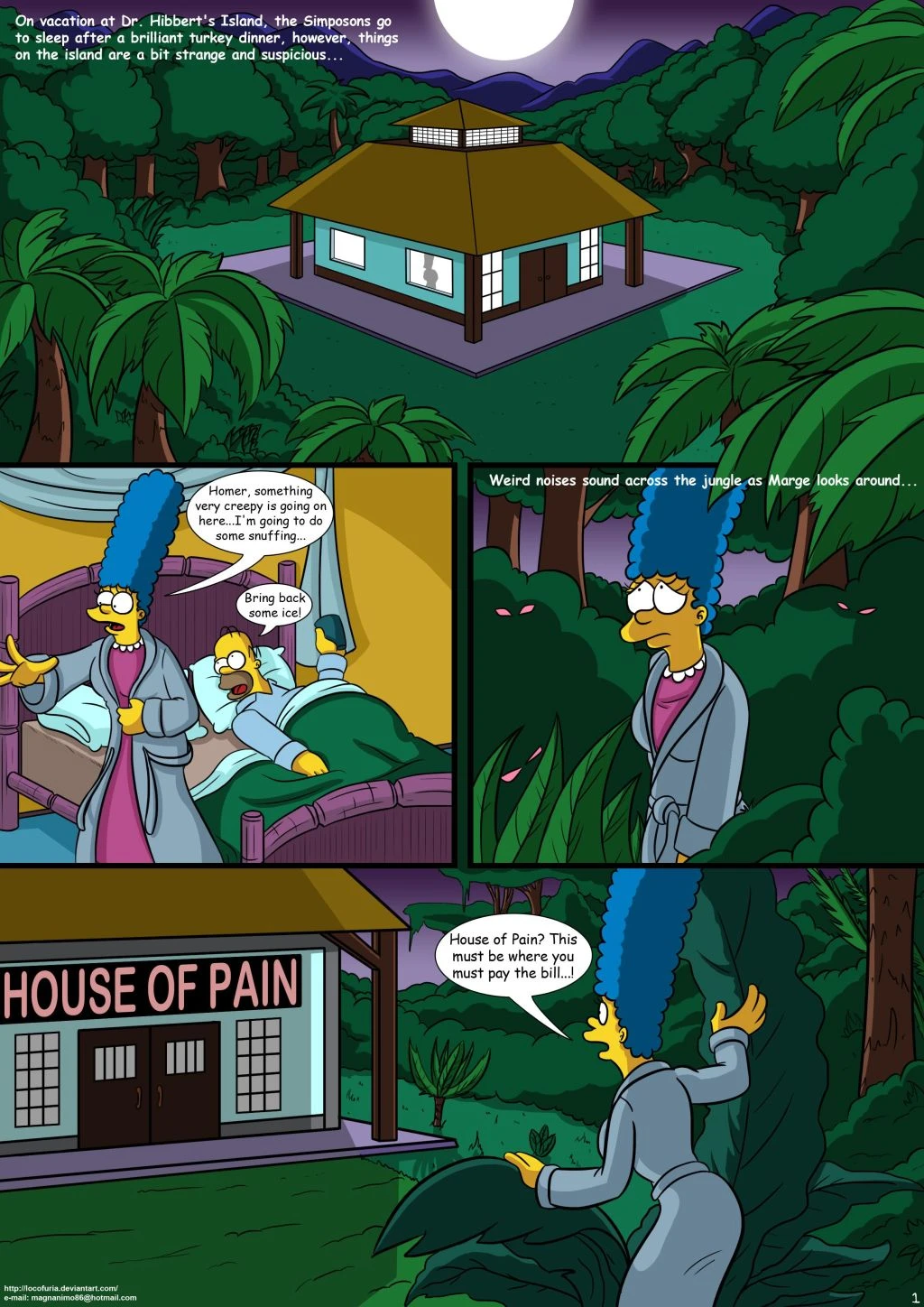Treehouse of Horror porn comic picture 2