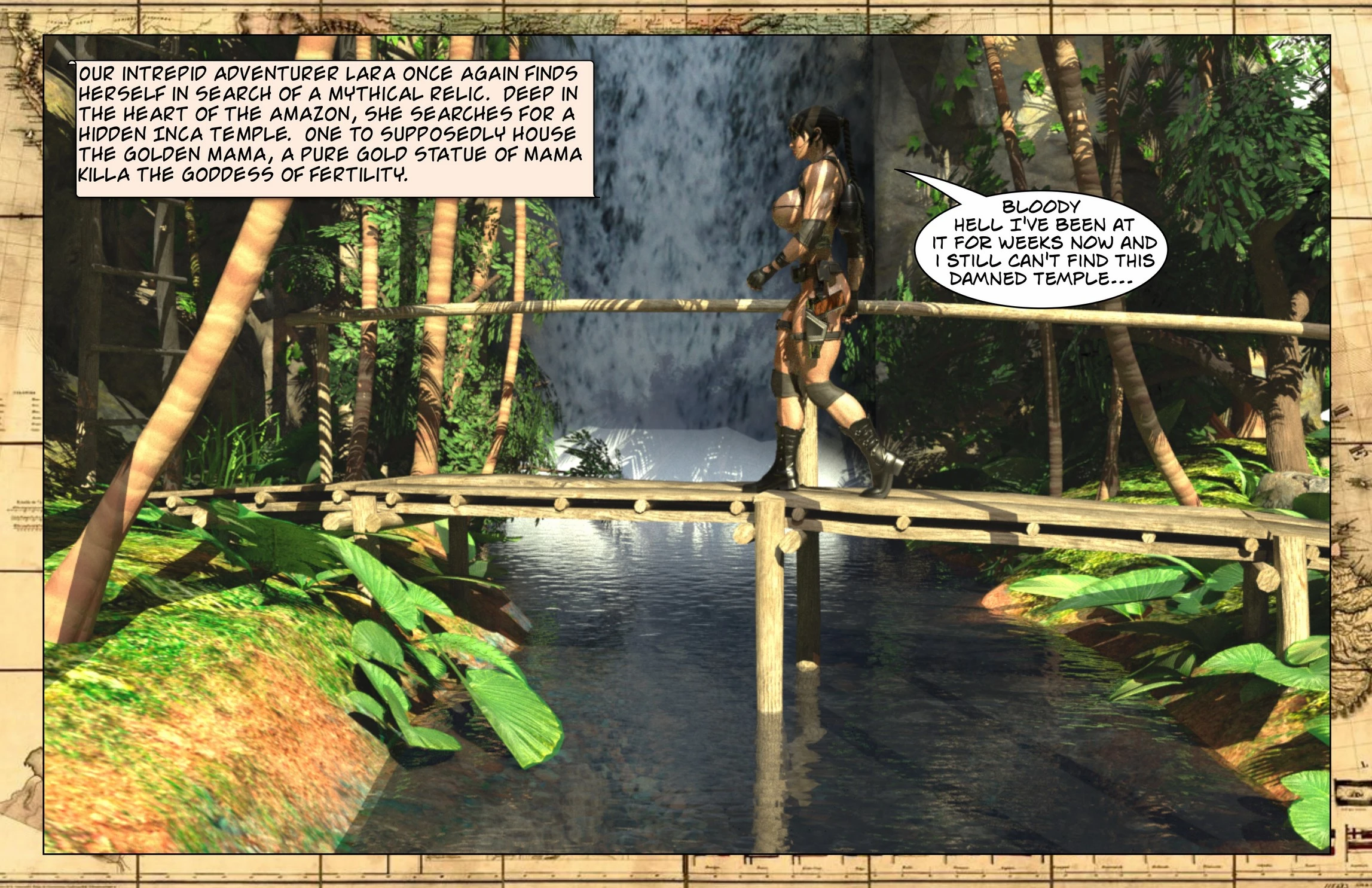 Trials of Mama Killa porn comic picture 2