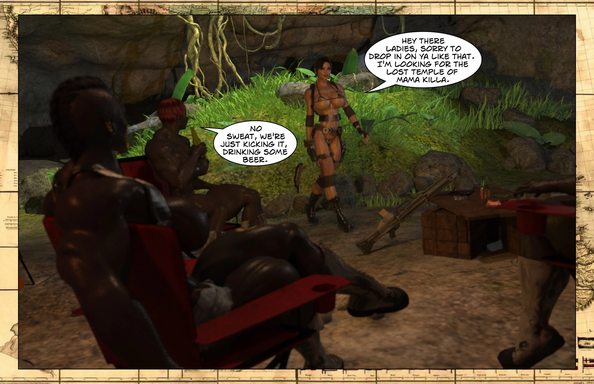 Trials of Mama Killa porn comic picture 9