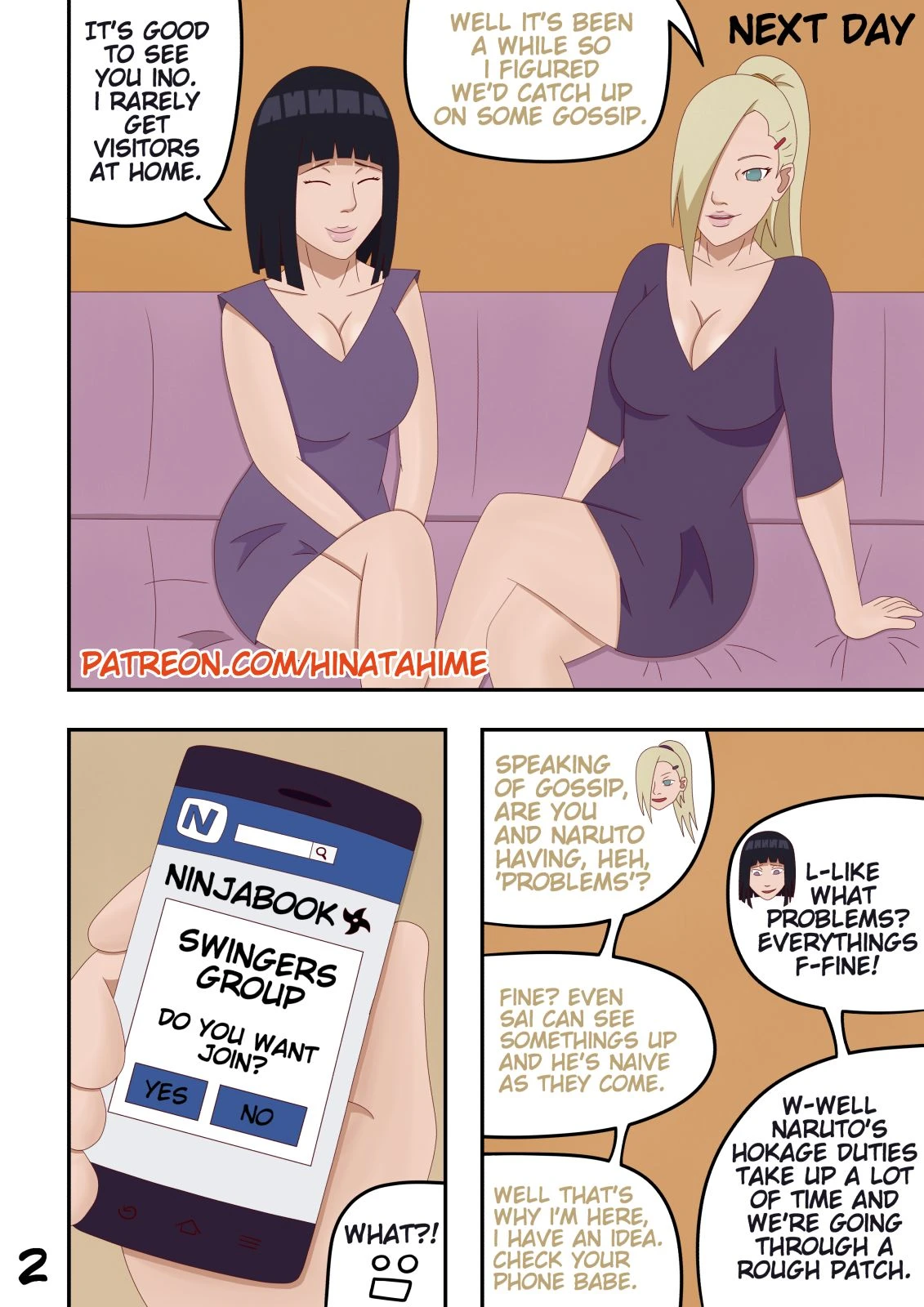 Wife Swap no Jutsu porn comic picture 3