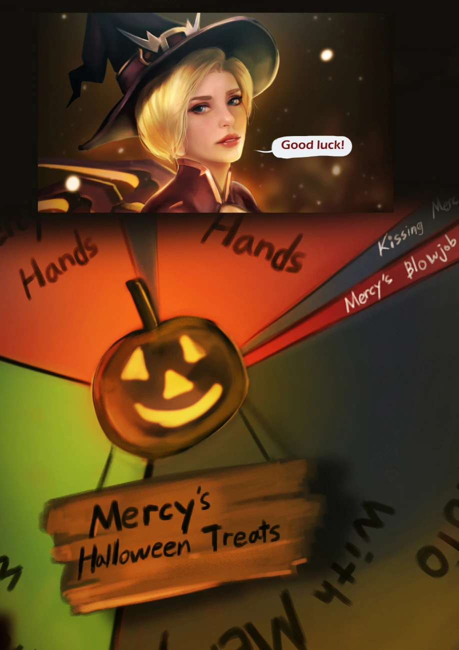WitchMercy's Wheelgame porn comic picture 2