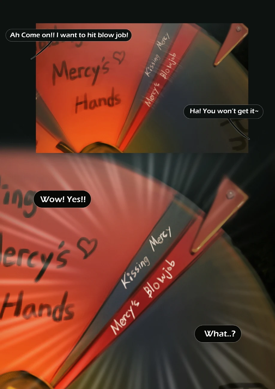 WitchMercy's Wheelgame porn comic picture 4