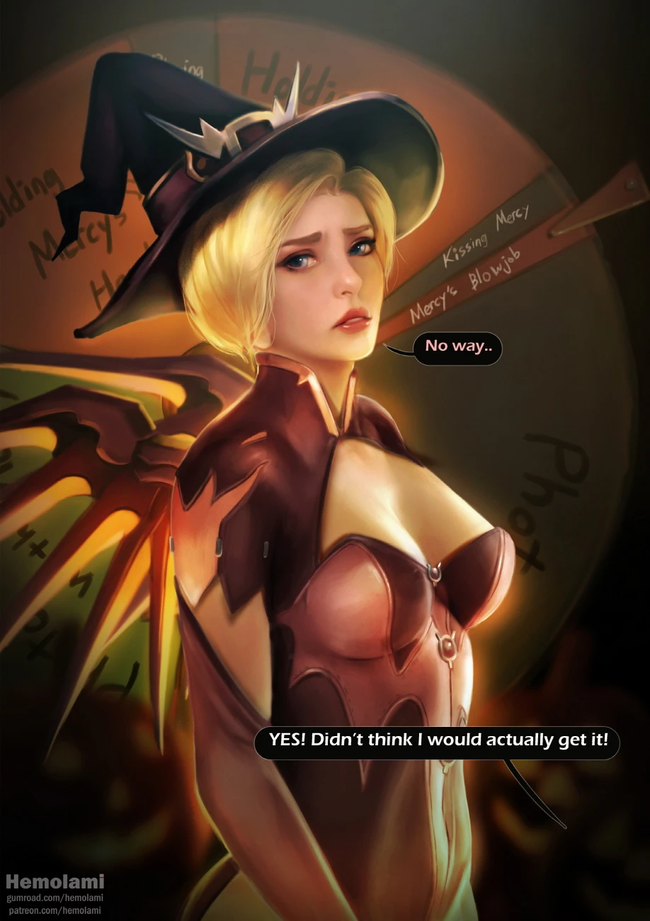 WitchMercy's Wheelgame porn comic picture 5