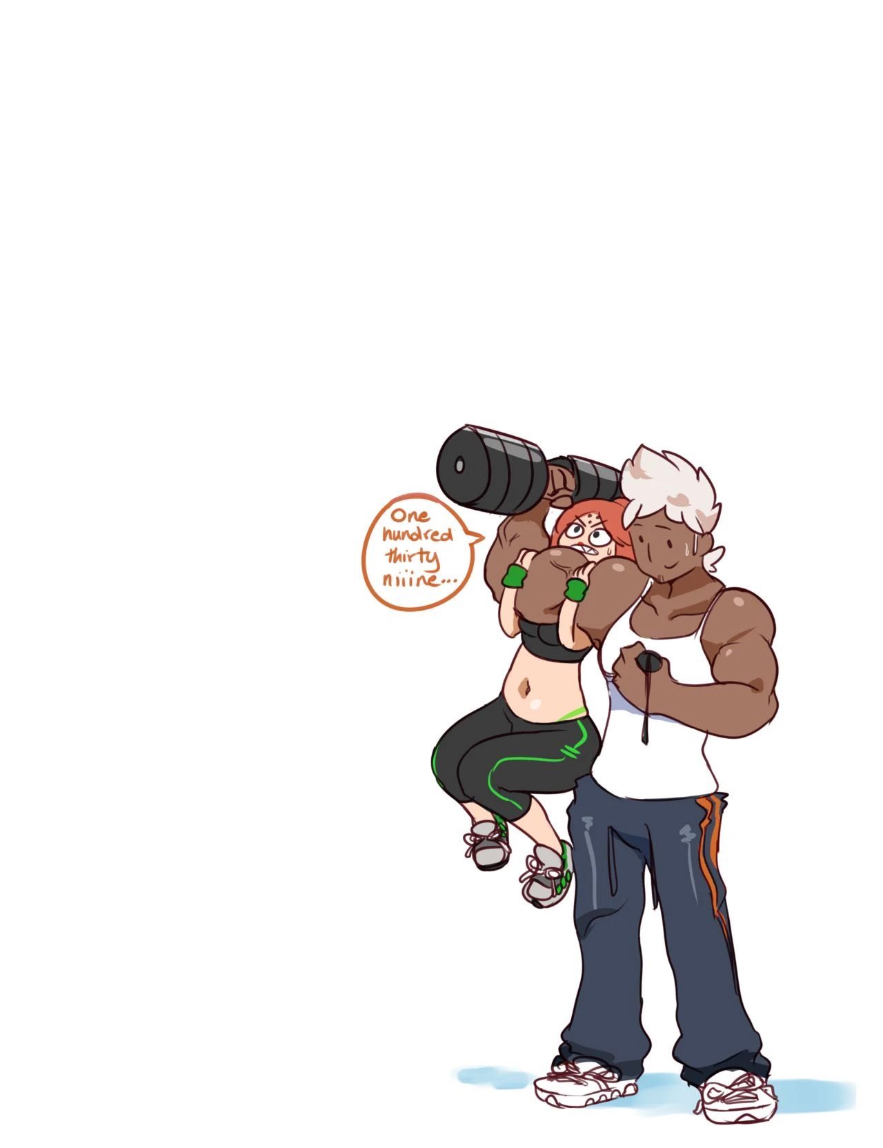 Workout Buddies porn comic picture 11