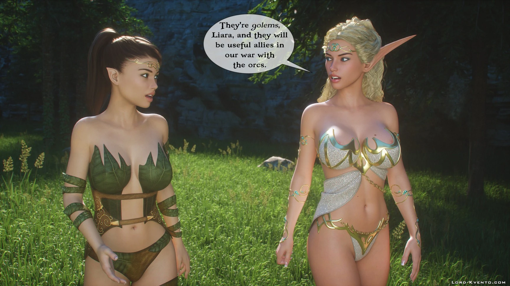 World Of Orgasm Golems Awakening porn comic picture 4